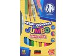 Pastelli A Matita Jumbo Rainbow 12 Pz. Astra
