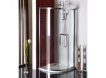 Polysan Lucis Line - Schermo Doccia A Quarto Di Giro, 900X900 Mm, Vetro Trasparente DL2615