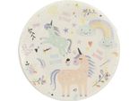 8 Piatti Di Carta Glady Unicorn Da 23 Cm