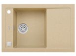 Alveus It Lavello In Granito Alveus Formic 30 Con Scolapiatti + Sifone A Scomparsa Colore: Beige