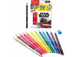 Matite Triangolari Jumbo 13 Colori Star Wars Colorino