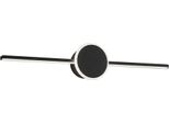 Lampada Da Parete Per Bagno Toolight Led App849-1W Round 60Cm Black