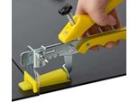 Vidaxl Sistema Di Livellamento Per Piastrelle 250 Cunei 500 Clip 1,5 Mm