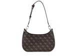 Guess Borse Borsa A Manico, Borsa A Tracolla In Ecopelle Meridian 4G Logo Mini Top Zip Borsa A Tracolla Marrone Logo