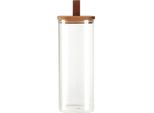 Caraffa In Vetro Con Coperchio In Legno, Chiusura Ermetica