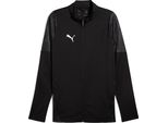 Puma Teamcup Giacca Da Allenamento Uomo Nero Argento Taglia 3XL
