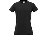 Maglietta Uhlsport Id Donna - Nero / Bianco