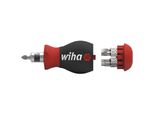 Wiha Schraubendreher Schraubendreher Stubby 1/4", mit Bit Magazin