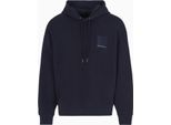M8221 Felpa Uomo Armani Exchange Man Sweatshirt Blue