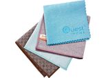Set Di 4 Panni In Microfibra Quest, Panno Per La Pulizia, Panno Multiuso In Microfibra Per Uso Domestico - Questhome, Multicolore