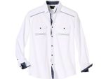 Atlas For Men - Camicia Da Uomo A Maniche Lunghe AF2665 (5XL) (Bianco)