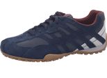 Geox Snake Original A Scarpe Uomo - Sneakers - Scarpe Basse Blu Tempo Libero Nuovo
