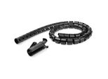 Startech.Com Guaina Di Gestione Cavi Da 2,5 M - A Spirale - Diametro 25 Mm