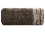 Asciugamano Pati 30X50 Marrone A Righe In Spugna 500G/M2 Eurofirany