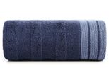 Asciugamano Pati 70X140 Blu Scuro A Righe In Spugna 500G/M2 Eurofirany