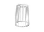 Supporto Per Vaso Da Fiori 40Cm Con Vaso 24Cm Supporto Per Vaso Da Fiori Bianco
