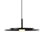 Lampada A Sospensione, Design Moderno, Led Ad Alta Efficienza Energetica, Nero 25 Cm, Luce Calda