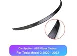 Spoiler Del Portellone Posteriore, Design Aerodinamico, Facile Installazione, Modello 3 In Fibra Di Carbonio Lucida