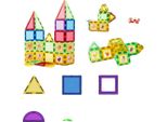 Set Di Costruzioni, Blocchi Magnetici, Giocattolo Educativo, 6,5 Cm 40 Pezzi