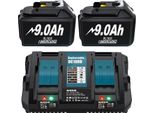 Batteria Di Ricambio, Capacità 9000Mah, Compatibile Con Diversi Modelli, 2 9000Mah 1 Dual