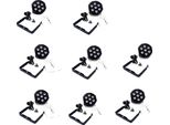 Luce Wash A Led, Rgbwauv, Controllo Dmx, 7X12W 8Pcs, Spina Ue