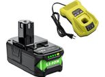 Batteria, Capacità 7000Mah, Compatibile Con Gli Utensili Elettrici, 1 Batteria 1 Caricatore