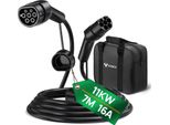 Cavo Di Ricarica Ev, Spina Di Tipo 2, Lunghezza 5 Metri, 11KW 16A 7M