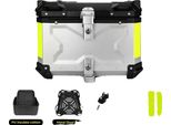 Box Posteriore Per Moto, Impermeabile, Rimovibile, 55L X Argento
