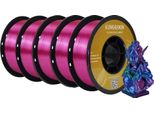 Filamento Per Stampante 3D, Silk Pla, Compatibilità Versatile, 5KG Silk Rgb
