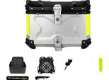 Box Posteriore Per Moto, Impermeabile, Rimovibile, 45L X Argento