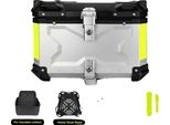 Box Posteriore Per Moto, Impermeabile, Rimovibile, 65L X Argento
