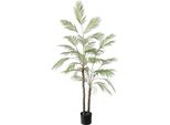 Palma Artificiale, Design Realistico, Facile Da Montare, 150 Cm A 2 Poli, Verde