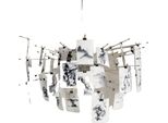 Lampada A Sospensione A Scheda, Design Minimalista, Uso Versatile, B, Dia120, Luce Calda A Led