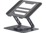 Supporto Portatile Per Computer, Regolabile In Altezza, Rotazione Di 360 Gradi, Nero