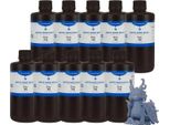Resina Lavabile In Acqua, Alta Precisione, Formula Inodore, Grigio Da 10 Kg