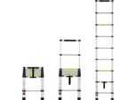 Scala Telescopica Scala A Gradini Scala Pieghevole Scala Di Prolunga Estensibile 170Kg 2,6M