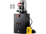 Pompa Idraulica Centralina Idraulica 12 V Centralina Idraulica 1600 W, Pompa Idraulica A Doppio Effetto Centralina Idraulica, Serbatoio Da 3,75 Gal Pompa Manuale Centralina Idraulica, Per Ascensori, Carrelli Elevatori Ecc.