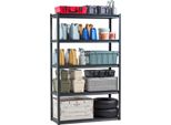 Scaffalatura Di Stoccaggio A 5 Livelli Scaffalatura Senza Bulloni Per Garage Scaffalatura Per Cantina 457,2X1219,2X1981,2 Mm