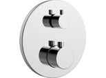 Miscelatore Termostatico Da Incasso Per Doccia, Incl. Base, 2 Vie, Cromo