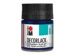 Marabu 1130 05 053 Vernice Decorativa Acrilica, Blu Scuro 053, 50 Ml