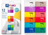 Staedtler Argilla Da Modellare Fimo Soft Colori Brillanti 12 Assortimenti