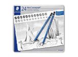 Staedtler 100 G24 Matita Staedtler Mars Lumograph, Confezione Da 24 Pezzi In Metallo