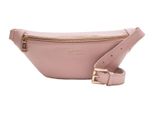 Lazarotti Pelle Marsupio Borsa A Tracolla Bologna Leather Belt Bag Pink Rosa Antico
