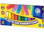 Astra Plastilina Quadrata Per La Scuola 12 Colori