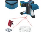 Bosch Gtl 3 Professional Red Tile Laser ( 0601015200 ) In Valigetta Con Disco Di Allineamento, Bersaglio Laser E Batterie