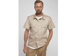 Brandit Us Camicia A Maniche Corte Beige, Xl