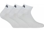 Fila Quarter Socks 3-Pack White 43-46: Cotone Traspirante