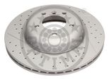 2X Disco Freno Optimal BS-9338HC Anteriore Per Bmw 3 Touring (E91) 3 Coupe (E92)