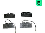 Set Di Pastiglie Freno Anteriori Optimal Pastiglie Freno Per Aixam 400 Hatchback BP-12073