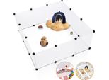 Jopassy Gabbia Per Piccoli Animali Recinto All'aperto Fai Da Te Per Cuccioli Recinto Interno Box Conigliera